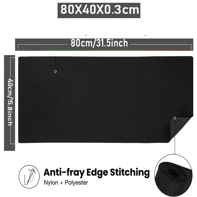 Mouse pad para jogos RGB, tapete de mouse grande de 31,5 x 11,8 polegadas com 14 modos de luz, base de borracha antiderrapante, teclado grande para PC