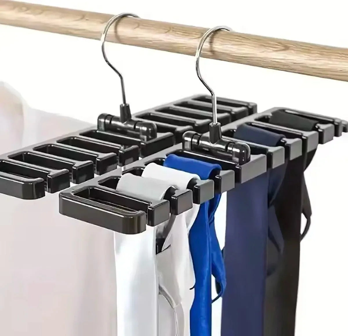 Organizador de Cintos para Guarda-Roupa: Cabide Multifuncional para Lenços e Cintos — A Ferramenta Definitiva para Organização Doméstica