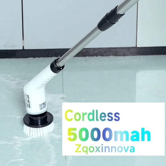 7-in-1 Electric Cleaning Brush - Rechargeable Brush for Kitchen, Bathroom, and Living Room
