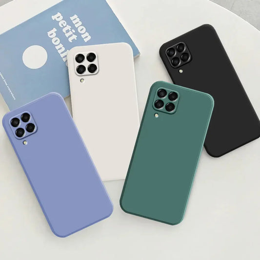 Para samsung galaxy m53 m33 5g m13 f13 caso à prova de choque macio silicone casos de telefone protetor colorido escudo coque capa traseira fundas