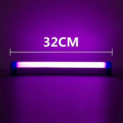 Luz de Tubo Colorida RGB 17cm/32cm, Luz Noturna USB, Bastão de Luz Roxo e Azul, Lâmpada de Ambiente, Luz de Preenchimento Portátil para Fotos