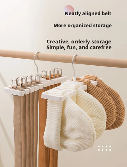 Organizador de Cintos para Guarda-Roupa: Cabide Multifuncional para Lenços e Cintos — A Ferramenta Definitiva para Organização Doméstica