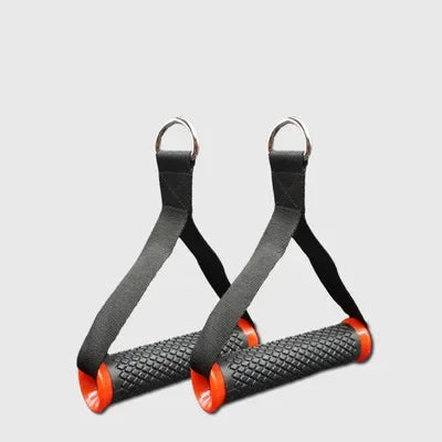 Gym Grip Resistance Bands Handles Fitness Anti-slip Grip Strong Nylon Webbing Grip Puller Handle Gantry Accessory Multifunction