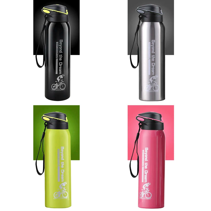 Mountain Bike Bicycle Water Bottle Kettle Cycling Thermos Warm Keeping Water Cup Sports Bottle 500ml Aluminum Alloy 0.5L