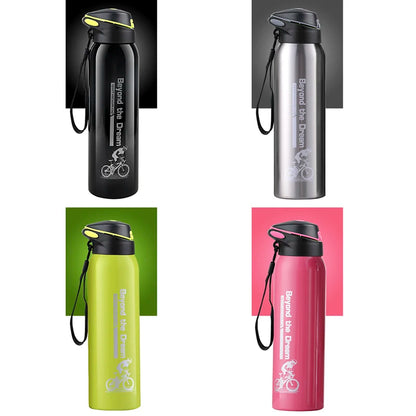 Mountain Bike Bicycle Water Bottle Kettle Cycling Thermos Warm Keeping Water Cup Sports Bottle 500ml Aluminum Alloy 0.5L