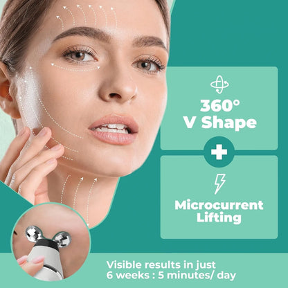 Dispositivo facial de microcorrente Rolo facial de microcorrente - Dispositivo de microcorrente facial Dispositivos faciais de microcorrente anti-envelhecimento