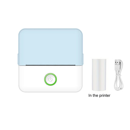 Mini sticker printer, smart Bluetooth pocket inkless thermal printer, portable receipt printer for photo journal notes