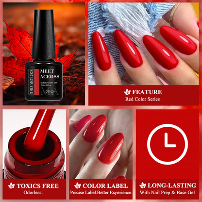 Conjunto de 12 Esmaltes em Gel HEMA TPO FREE, Cores Coloridas de Verão, Longa Duração, Semi-Permanente, Removível, Verniz em Gel UV, Suprimentos para Unhas DIY