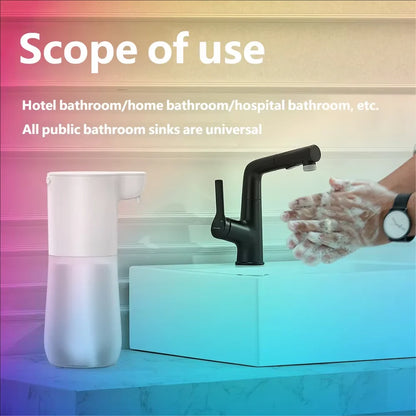 Dispensador Automático de Sabão HOMEFISH com Sensor Inteligente 350ml Carregamento USB Dispensador de Espuma de Sabão Sem Contato Máquina de Desinfetante para Mãos