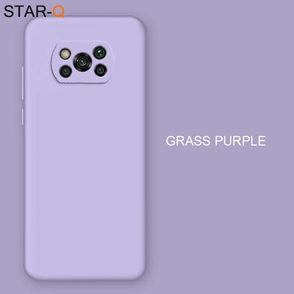 Nova capa completa de silicone líquido para xiaomi poco x3 nfc m2 f2 pro x2 global original macio capas protetoras traseiras