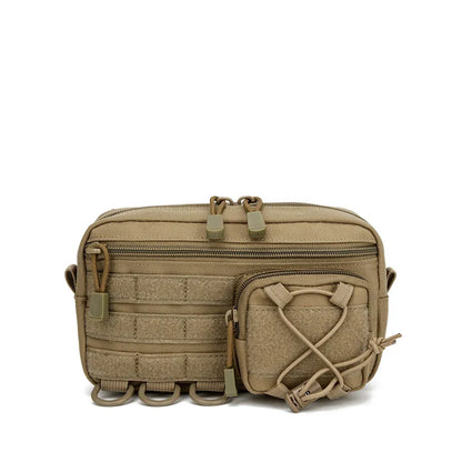Outdoor Sports Tactical Fanny Pack Accessories Functional Hanging Bag Military Fan Waist Hanging Bag Laser Bag