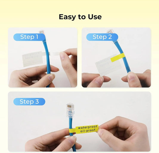 Niimbot D110 Mini Smart Portable Label Printer Thermal Adhesive Cable Fiber Waterproof Identification Label for D101/D11/H
