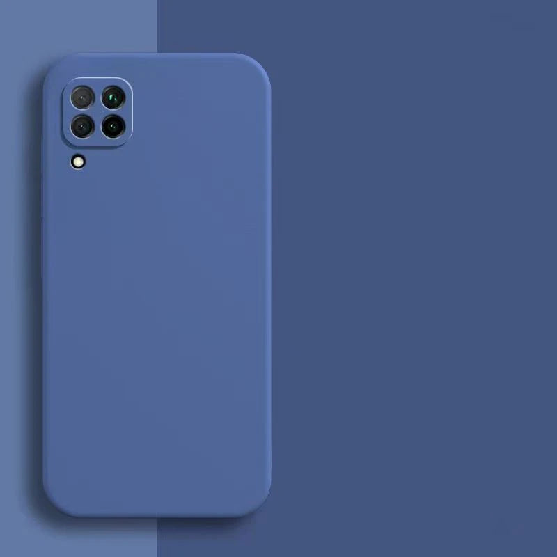 Capa de silicone quadrada luxuosa para celular huawei p40 lite, capa macia à prova de choque para huawei nova 7i nova 6 se