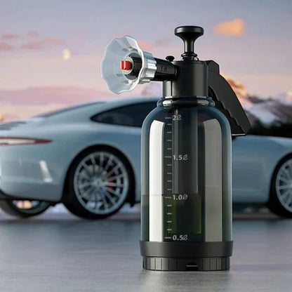 1 Pulverizador Pneumático de Espuma Portátil para Lavagem de Carros, Limpeza de Jardins, Janelas de Carros e Pisos, Ferramentas de Limpeza Doméstica