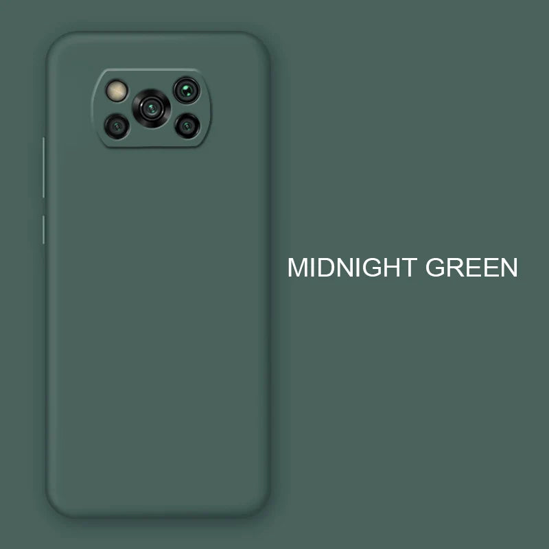 Nova capa completa de silicone líquido para xiaomi poco x3 nfc m2 f2 pro x2 global original macio capas protetoras traseiras