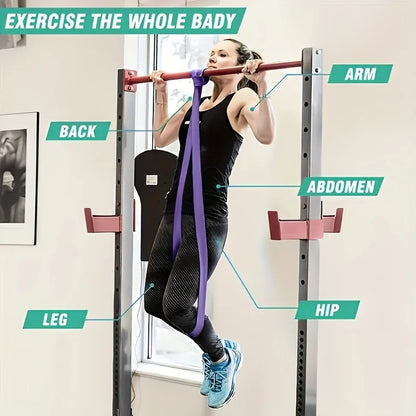 Resistance Bands Set Pull Straps Assistive Pull-Up Bands Exercise Straps Leg Exercise Bands for Gym Fitness Home Workout Equipme