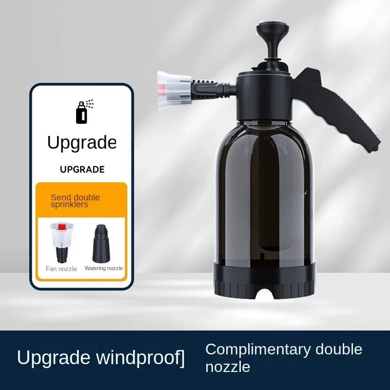 1 Pulverizador Pneumático de Espuma Portátil para Lavagem de Carros, Limpeza de Jardins, Janelas de Carros e Pisos, Ferramentas de Limpeza Doméstica