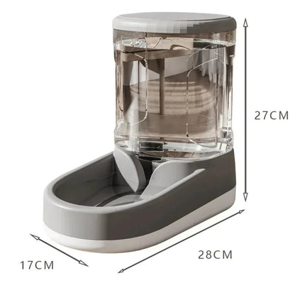 Dispensador de água para cães e gatos, alimentador automático para alimentação de cães, água potável e fluindo, não conectado em chaleira de água, suprimentos para animais de estimação