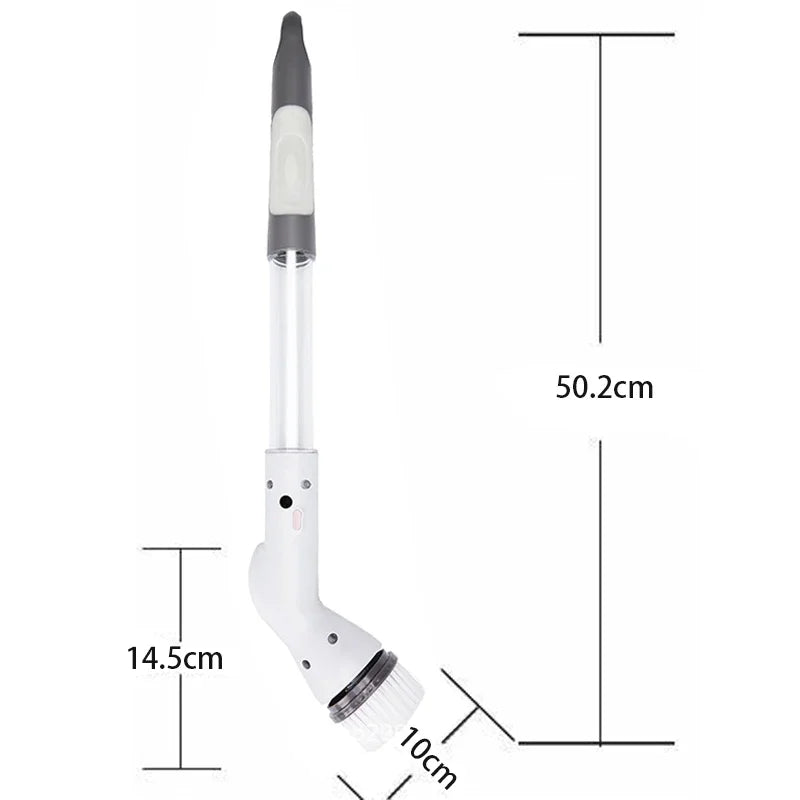 Escova de limpeza elétrica sem fio, purificador de limpeza multifuncional, ferramentas de limpeza, salão, cozinha, banheiro, utensílios de limpeza