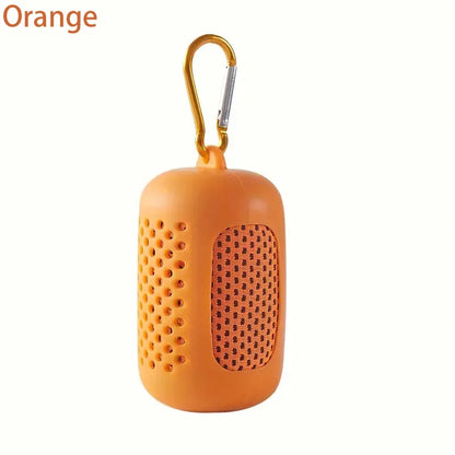 Cooling Towel Breathable Chilly Towel Sports Towel With Storage Box Yoga Towel Gym Towel for Indoor & Outdoor Activities