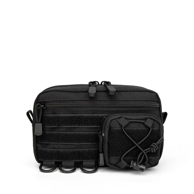 Outdoor Sports Tactical Fanny Pack Accessories Functional Hanging Bag Military Fan Waist Hanging Bag Laser Bag