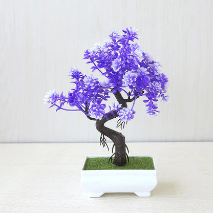 Fake Plant Potted Artificial Plants Decoration Potted Bonsai Small Tree Pot zen Garden Ornaments Table Home Room Decoration