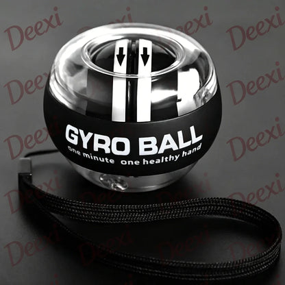 Bola Giroscópica de Pulso com Início Automático, Dispositivo de Exercício para Braços, Fortalecedor de Força, Monitor de Fitness