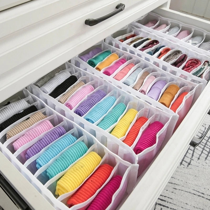 Organizador de roupas íntimas, guarda-roupas, caixa, armário, organizador de quarto, gaveta dobrável, organização doméstica e armazenamento de sutiã, prateleira de quarto
