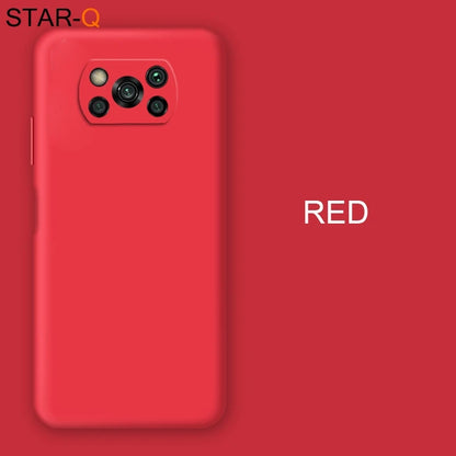 Nova capa completa de silicone líquido para xiaomi poco x3 nfc m2 f2 pro x2 global original macio capas protetoras traseiras
