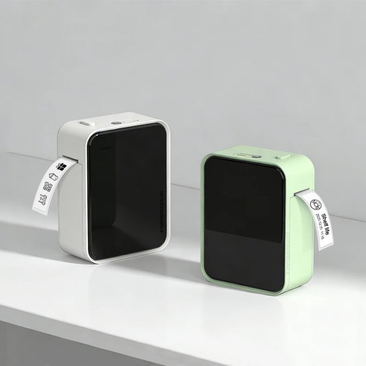 Impressora de Etiquetas Mini Marklife P15, Impressora Térmica P15, Impressora de Etiquetas Sem Fio Bluetooth, Máquina Sem Tinta ou 1PK de Etiquetas