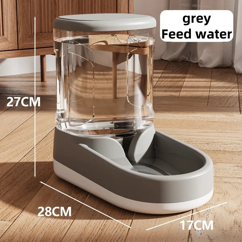 Dispensador de água para cães e gatos, alimentador automático para alimentação de cães, água potável e fluindo, não conectado em chaleira de água, suprimentos para animais de estimação