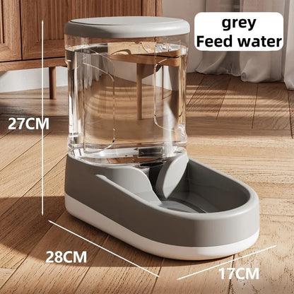Dispensador de água para cães e gatos, alimentador automático para alimentação de cães, água potável e fluindo, não conectado em chaleira de água, suprimentos para animais de estimação