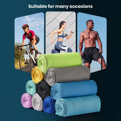 Instant Cooling Towel Quick Dry Sweat Absorption Running Towel Yoga Towel Workout Sports Physical Cooling Gym Fitness Towels