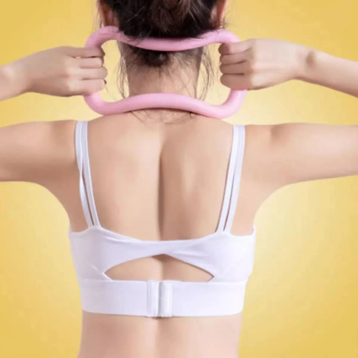 1Pc Yoga Pilates Ring After Massage Calf Elastic Neck Yoga Ring Suitable For All Ages TPE Soft Yoga Circle Fitness Equipment