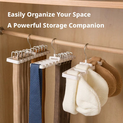 Organizador de Cintos para Guarda-Roupa: Cabide Multifuncional para Lenços e Cintos — A Ferramenta Definitiva para Organização Doméstica