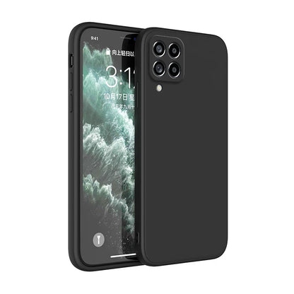 Funda capa de telefone original para samsung a42 m42 5g silicone líquido fundas galaxy a42 m42 5g câmera capa protetora traseira