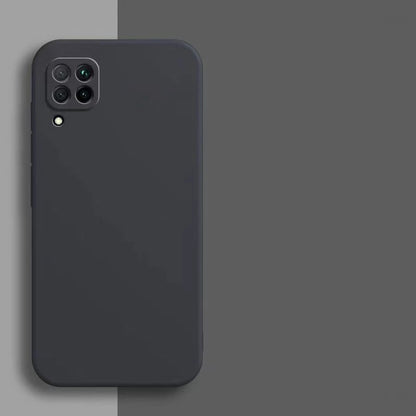 Capa de silicone quadrada luxuosa para celular huawei p40 lite, capa macia à prova de choque para huawei nova 7i nova 6 se