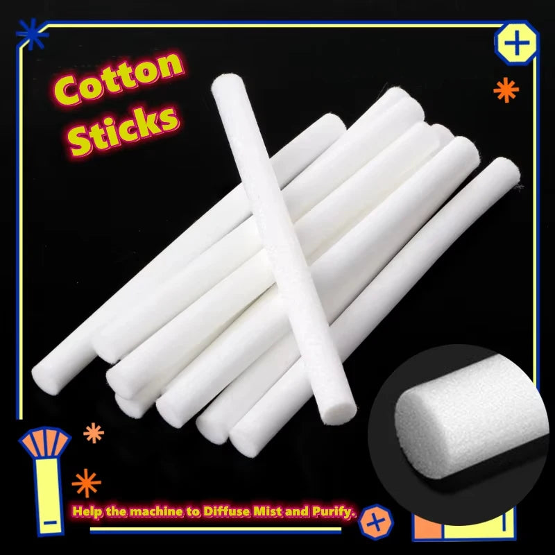 20 Units of Mini Humidifier Wicks 0.8cm x 8cm, USB Powered, Portable, with Personal Filter and Humidifier Wick Refills for Desk/Bedroom