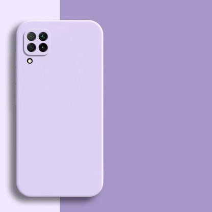 Capa de silicone quadrada luxuosa para celular huawei p40 lite, capa macia à prova de choque para huawei nova 7i nova 6 se