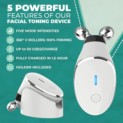 Dispositivo facial de microcorrente Rolo facial de microcorrente - Dispositivo de microcorrente facial Dispositivos faciais de microcorrente anti-envelhecimento