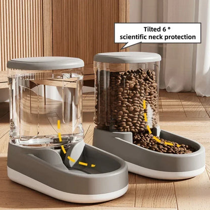 Dispensador de água para cães e gatos, alimentador automático para alimentação de cães, água potável e fluindo, não conectado em chaleira de água, suprimentos para animais de estimação