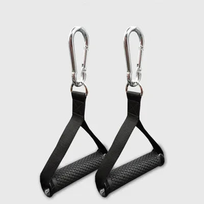 Gym Grip Resistance Bands Handles Fitness Anti-slip Grip Strong Nylon Webbing Grip Puller Handle Gantry Accessory Multifunction