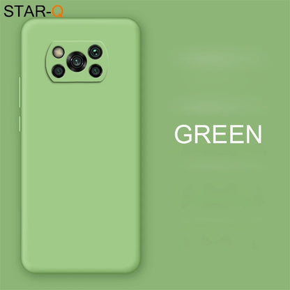 Nova capa completa de silicone líquido para xiaomi poco x3 nfc m2 f2 pro x2 global original macio capas protetoras traseiras