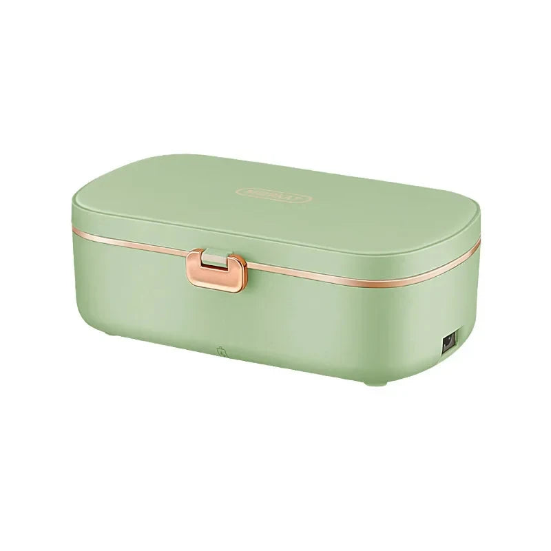 Homefish lancheira elétrica de aço inoxidável, aquecedor de alimentos, bento, aquecimento sem água, recipiente de almoço de escritório com aquecedor embutido