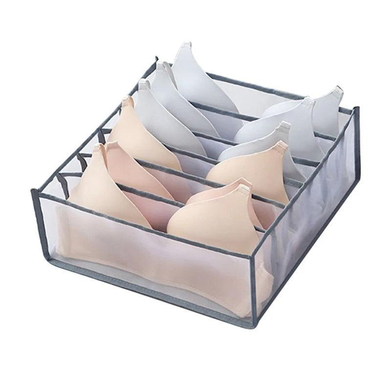 Organizador de roupas íntimas, guarda-roupas, caixa, armário, organizador de quarto, gaveta dobrável, organização doméstica e armazenamento de sutiã, prateleira de quarto