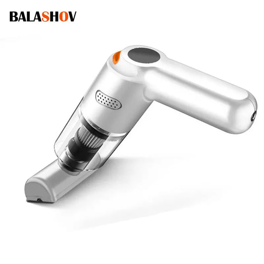 Mini aspirador de pó sem fio, Handheld Robot Dust Blower para carro, casa, cabelo de estimação, 15000PA High Power, 120W