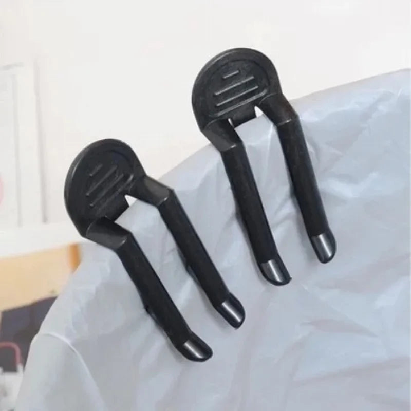 2/6/10 pçs prático saco de lixo de plástico clipe fixo saco de lixo titular clipe de lixo pode braçadeira cozinha banheiro gadgets