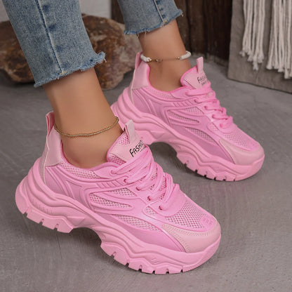 Mulheres tênis 2024 nova moda chunky tênis feminino plataforma de tênis ao ar livre sapatos esportivos para mulher leve designer sapatos