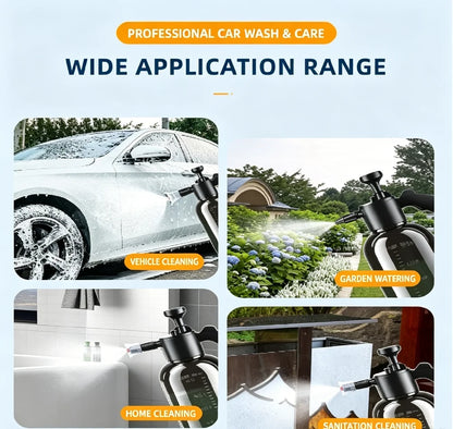 1 Pulverizador Pneumático de Espuma Portátil para Lavagem de Carros, Limpeza de Jardins, Janelas de Carros e Pisos, Ferramentas de Limpeza Doméstica
