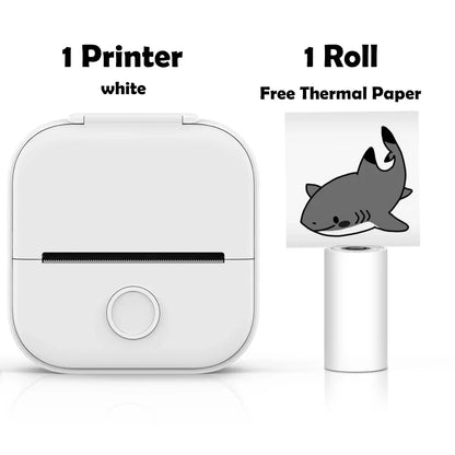 Phomemo T02 mini wireless thermal printer mini pocket printer, sticker printer for DIY, journal, student birthday gift